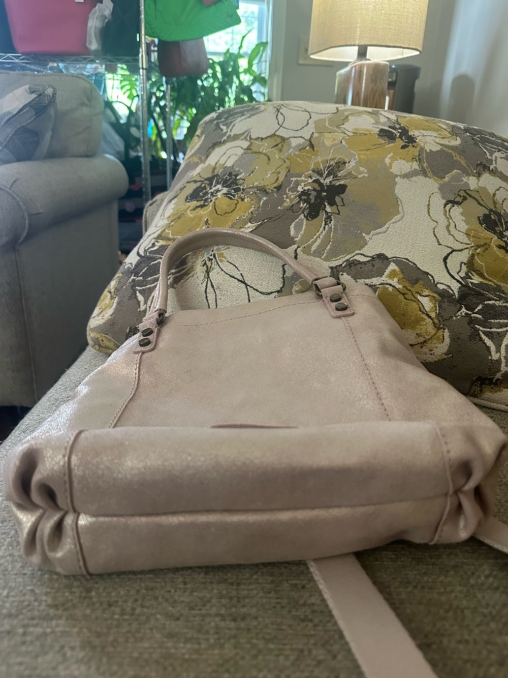 American Leather CO. Bermuda Metallic Wilton Feed Crossbody NWT $165 MSRP - Picture 16 of 16